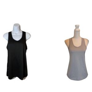 NWT Two (2) West Loop Women’s Workout Tank Top. Grey and black. XL